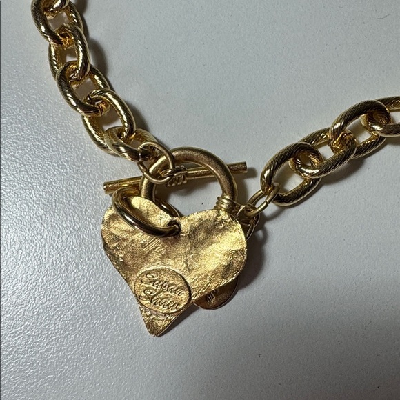 Sweetheart!  Susan Shaw Heart Toggle Necklace - NWT - Picture 5 of 5